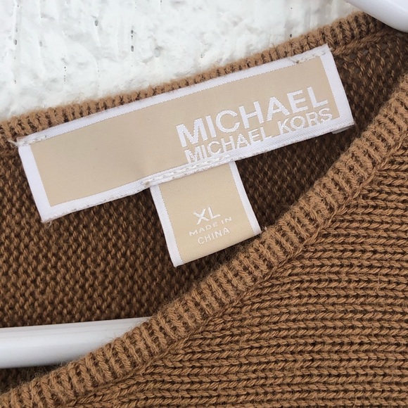 MICHAEL Michael Kors Tan Crew Neck Sweater - Picture 6 of 12